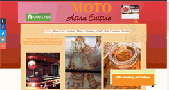 Desktop Screenshot of motoasiancuisine.com