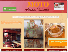 Tablet Screenshot of motoasiancuisine.com